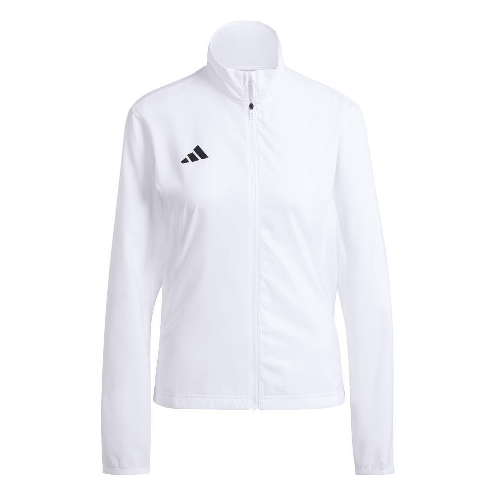 ADIDAS Adizero Essentials Laufjacke Damen (white) - Front View