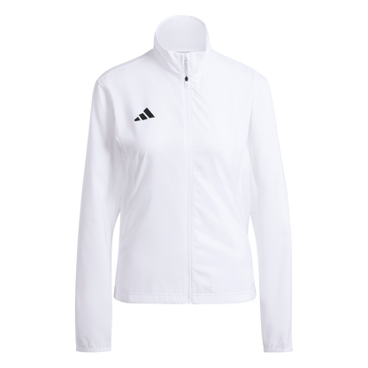 ADIDAS Adizero Essentials Laufjacke Damen (white) - Front View