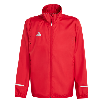 ADIDAS Team Wind.Rdy Kids Jacke (team power red 2/REFLECTIVE SILVER) - Front View