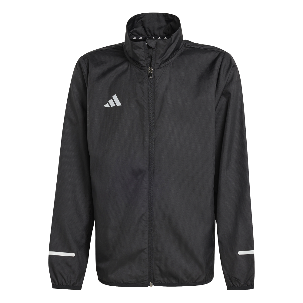 ADIDAS Team Wind.Rdy Kids Jacke (black/REFLECTIVE SILVER) - Front View