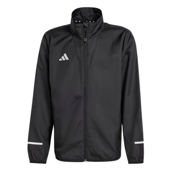 ADIDAS Team Wind.Rdy Kids Jacke (black/REFLECTIVE SILVER) - Front Center View