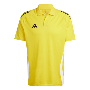 ADIDAS Tiro 24 Competition Poloshirt Herren (team yellow/white) - Front View