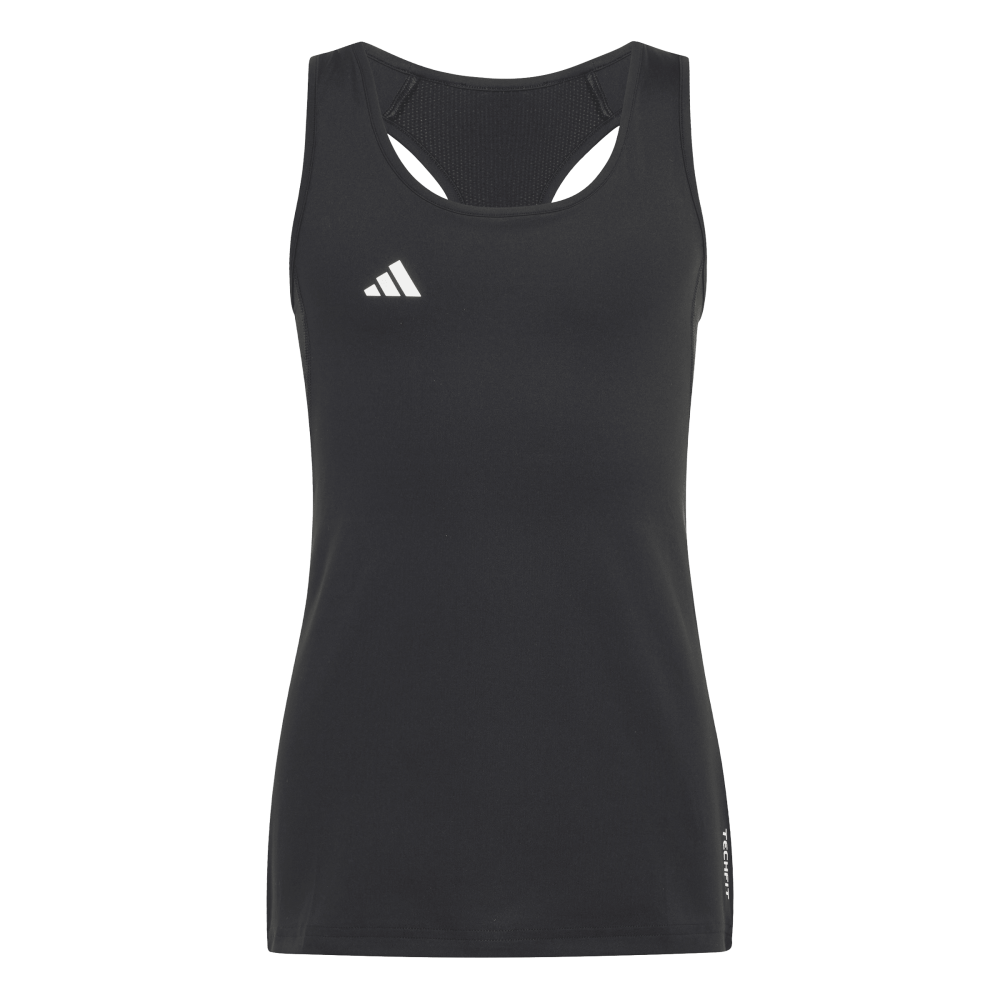 ADIDAS Techfit Kids Tanktop (BLACK/WHITE) - Front View