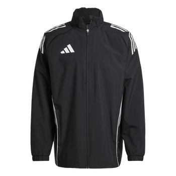 ADIDAS Tiro 25 Competition All-Weather Jacke Herren (black/team grey four) - Front Center View