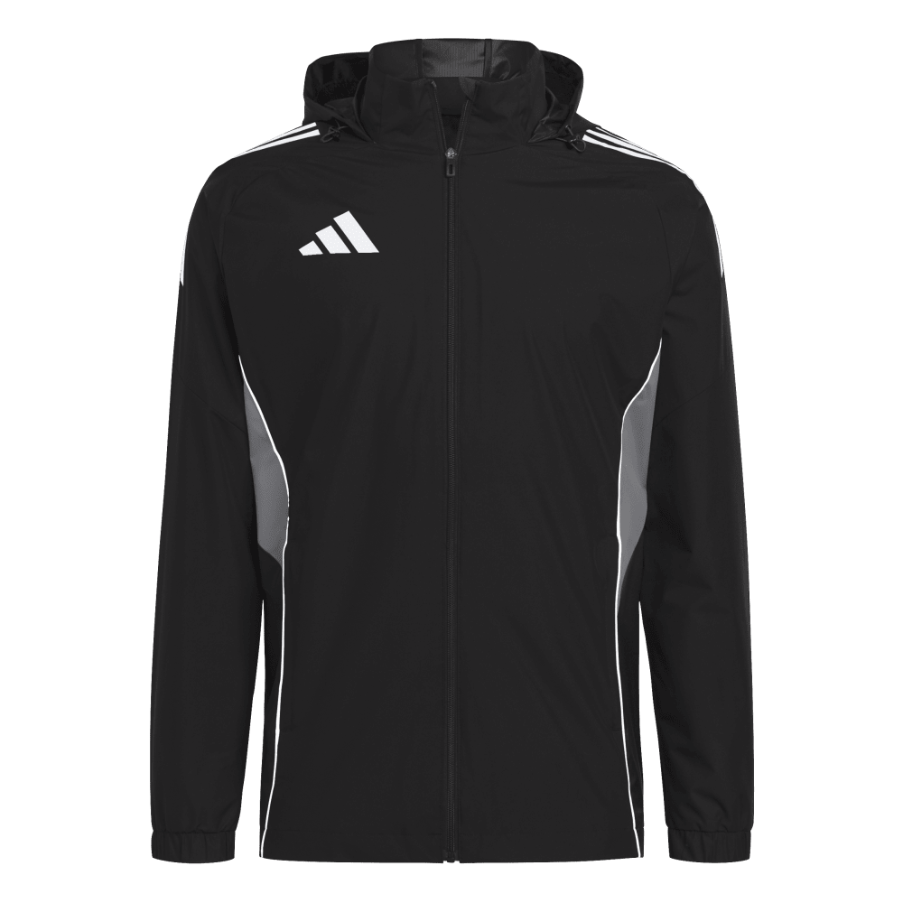 ADIDAS Tiro 25 Competition All-Weather Jacke Herren (black/team grey four) - Front View