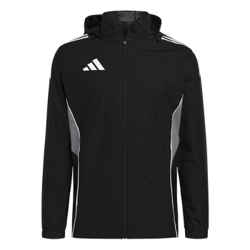 ADIDAS Tiro 25 Competition All-Weather Jacke Herren (black/team grey four) - Front View