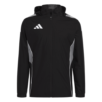 ADIDAS Tiro 25 Competition All-Weather Jacke Herren (black/team grey four) - Front View