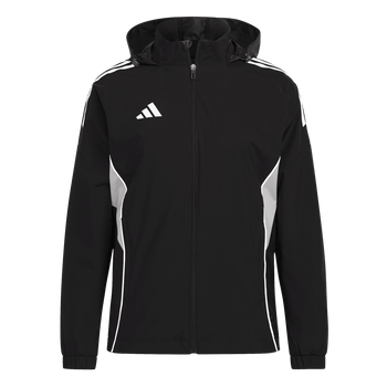 ADIDAS Tiro 25 Competition All-Weather Jacke Damen (black/team grey four) - Front View