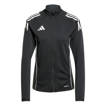 ADIDAS Tiro 25 Competition Trainingsjacke Damen (black/team grey four) - Front Center View