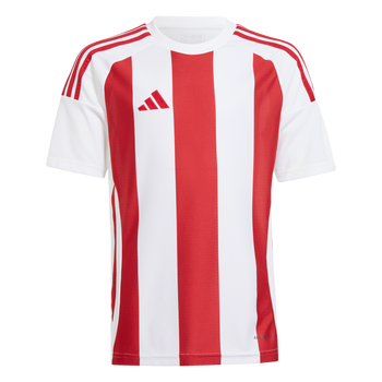 ADIDAS Striped 24 Kids Trikot (white/team power red 2) - Front Center View