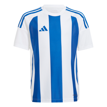 ADIDAS Striped 24 Kids Trikot (white/team royal blue) - Front Center View