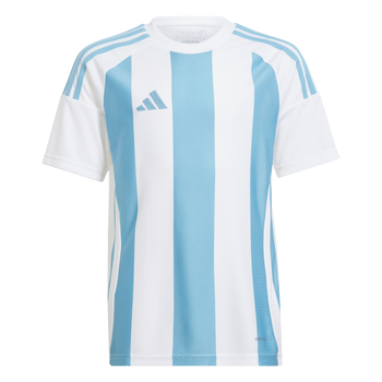 ADIDAS Striped 24 Kids Trikot (team light blue/white/white) - Front Center View