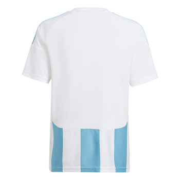 ADIDAS Striped 24 Kids Trikot (team light blue/white/white) - Back Center View