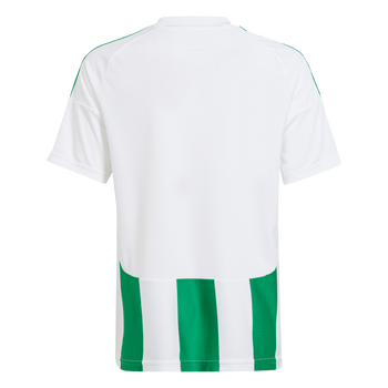 ADIDAS Striped 24 Kids Trikot (white/team green) - Back Center View