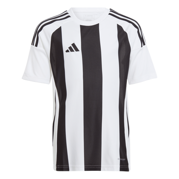 ADIDAS Striped 24 Kids Trikot (white/black) - Front Center View
