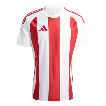 ADIDAS Striped 24 Trikot Herren (white/team power red 2) - Front View