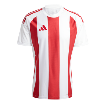 ADIDAS Striped 24 Trikot Herren (white/team power red 2) - Front Center View