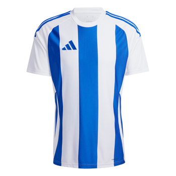 ADIDAS Striped 24 Trikot Herren (white/team royal blue) - Front Center View