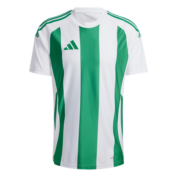 ADIDAS Striped 24 Trikot Herren (white/team green) - Front View