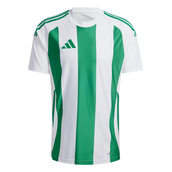 ADIDAS Striped 24 Trikot Herren (white/team green) - Front Center View