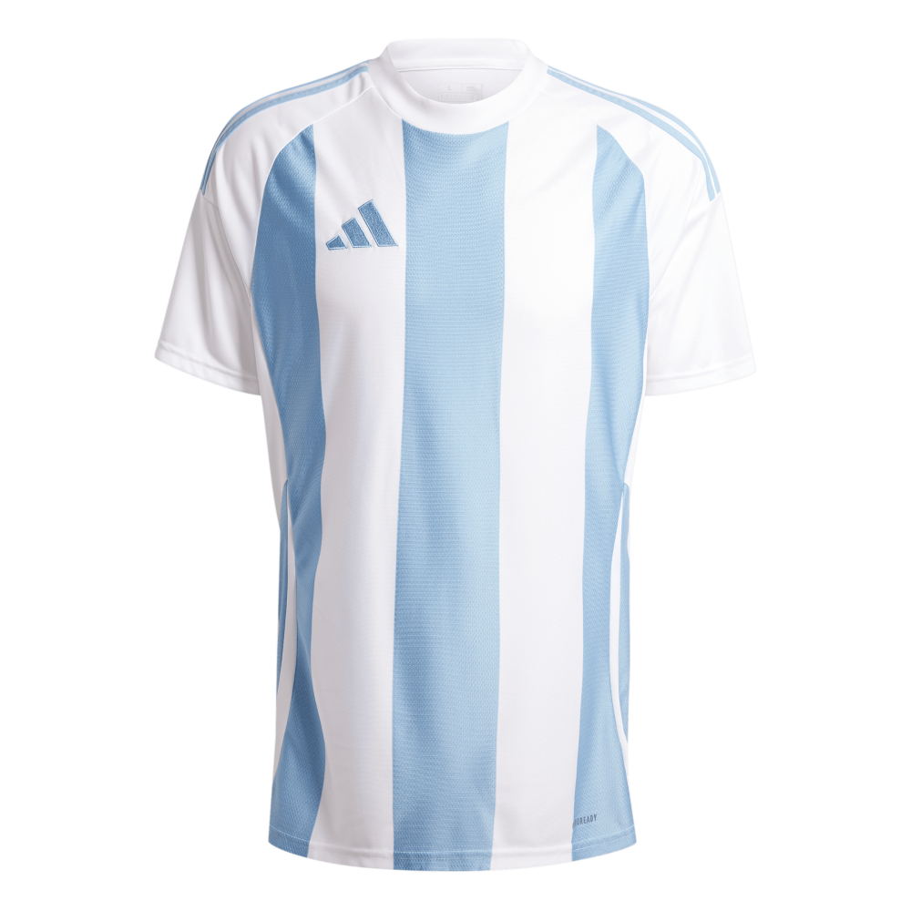 ADIDAS Striped 24 Trikot Herren (team light blue/white/white) - Front View