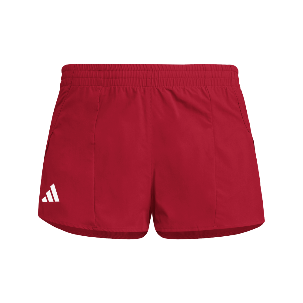 ADIDAS Adizero Essentials Running Split Shorts Damen (team power red 2) - Front View