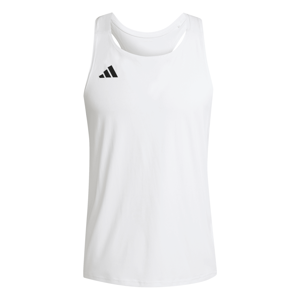 ADIDAS Adizero Essentials Running Singlet Herren (white) - Front View