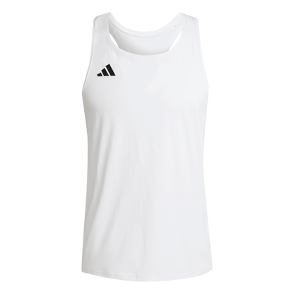 ADIDAS Adizero Essentials Running Singlet Herren (white) - Front View