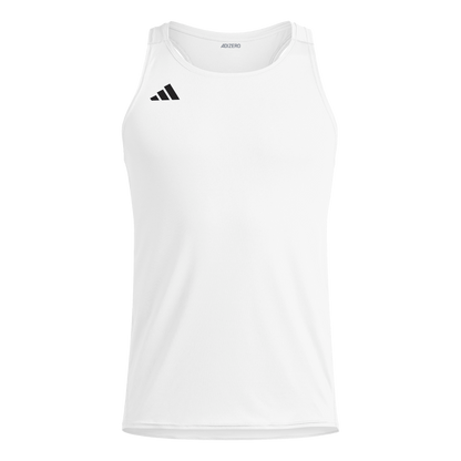 ADIDAS Adizero Essentials Running Singlet Herren (white) - Front View