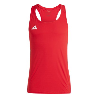 ADIDAS Adizero Essentials Running Singlet Herren (team power red 2) - Front View