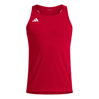 ADIDAS Adizero Essentials Running Singlet Herren (team power red 2) - Front View