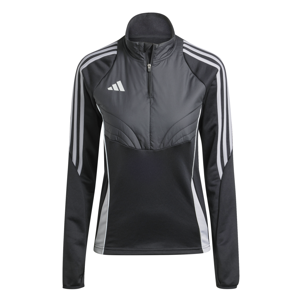 ADIDAS Tiro 24 Winterized Oberteil Damen (BLACK/LIGHT ONIX) - Front View
