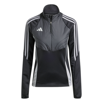 ADIDAS Tiro 24 Winterized Oberteil Damen (BLACK/LIGHT ONIX) - Front View