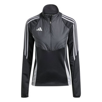 ADIDAS Tiro 24 Winterized Oberteil Damen (BLACK/LIGHT ONIX) - Front Center View