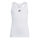 ADIDAS Techfit Kids Tanktop (white/black) - Front View
