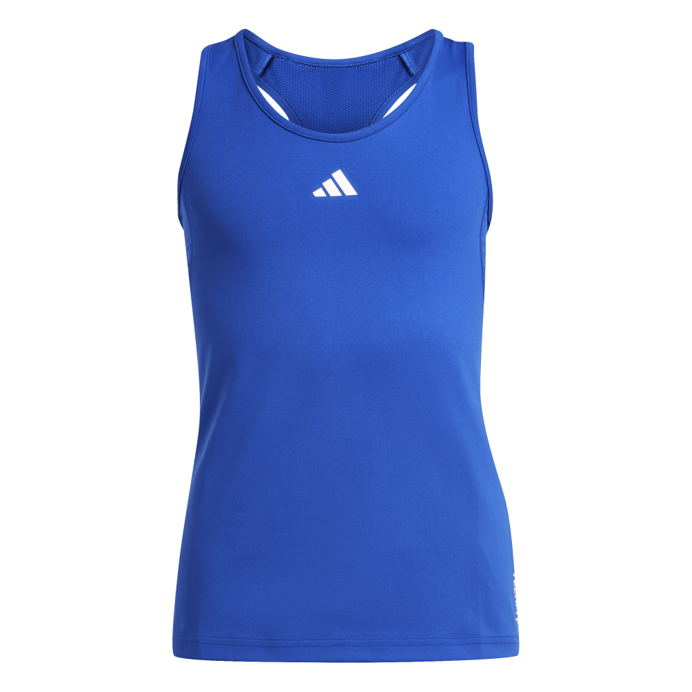 ADIDAS Techfit Kids Tanktop (team royal blue/white) - Front View