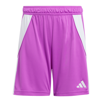 ADIDAS Tiro 24 Kids Shorts (purple burst) - Front Center View
