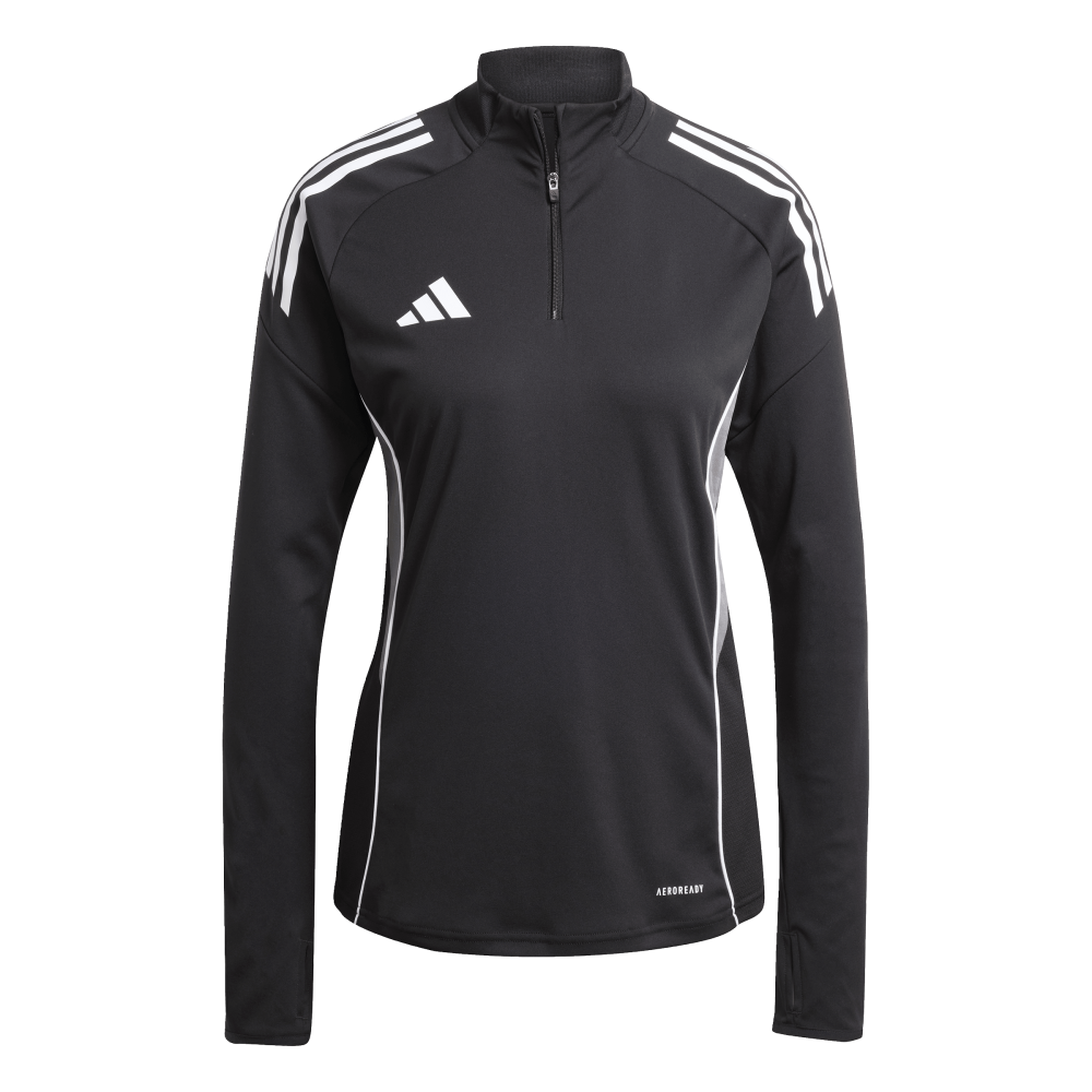 ADIDAS Tiro 25 Competition Trainingsoberteil Damen (black/team grey four) - Front View