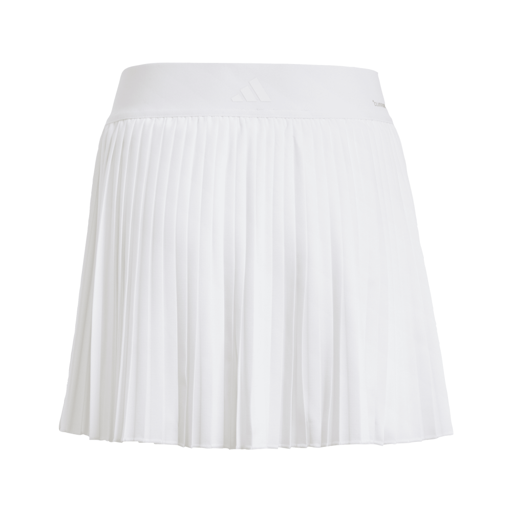 ADIDAS Club Climacool Pleated Kids Tennisrock (white) - Back Center View