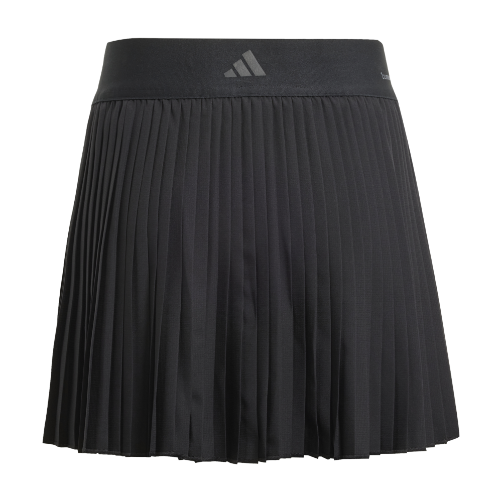 ADIDAS Club Climacool Pleated Kids Tennisrock (black) - Back Center View