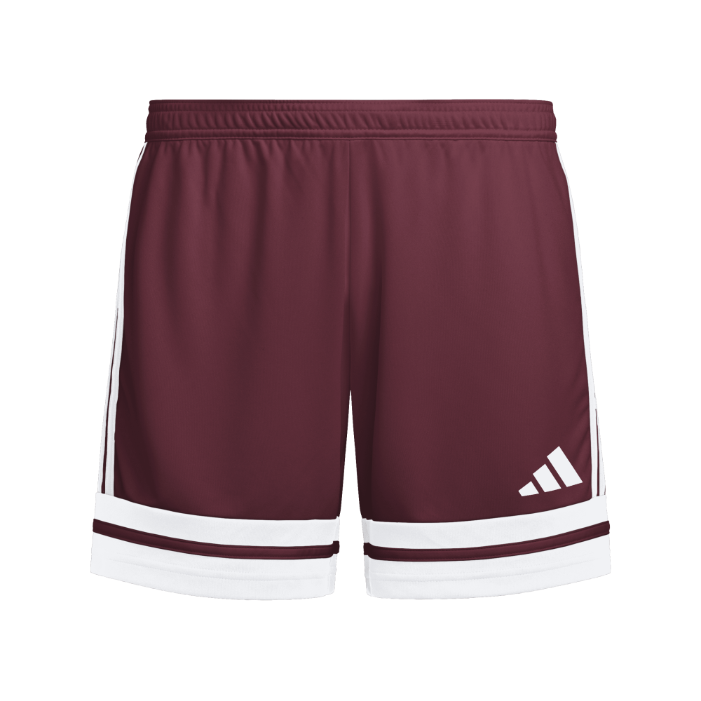 ADIDAS Squadra 25 Kids Shorts (team maroon 2/white) - Front View