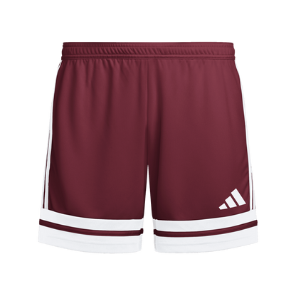 ADIDAS Squadra 25 Kids Shorts (team maroon 2/white) - Front View