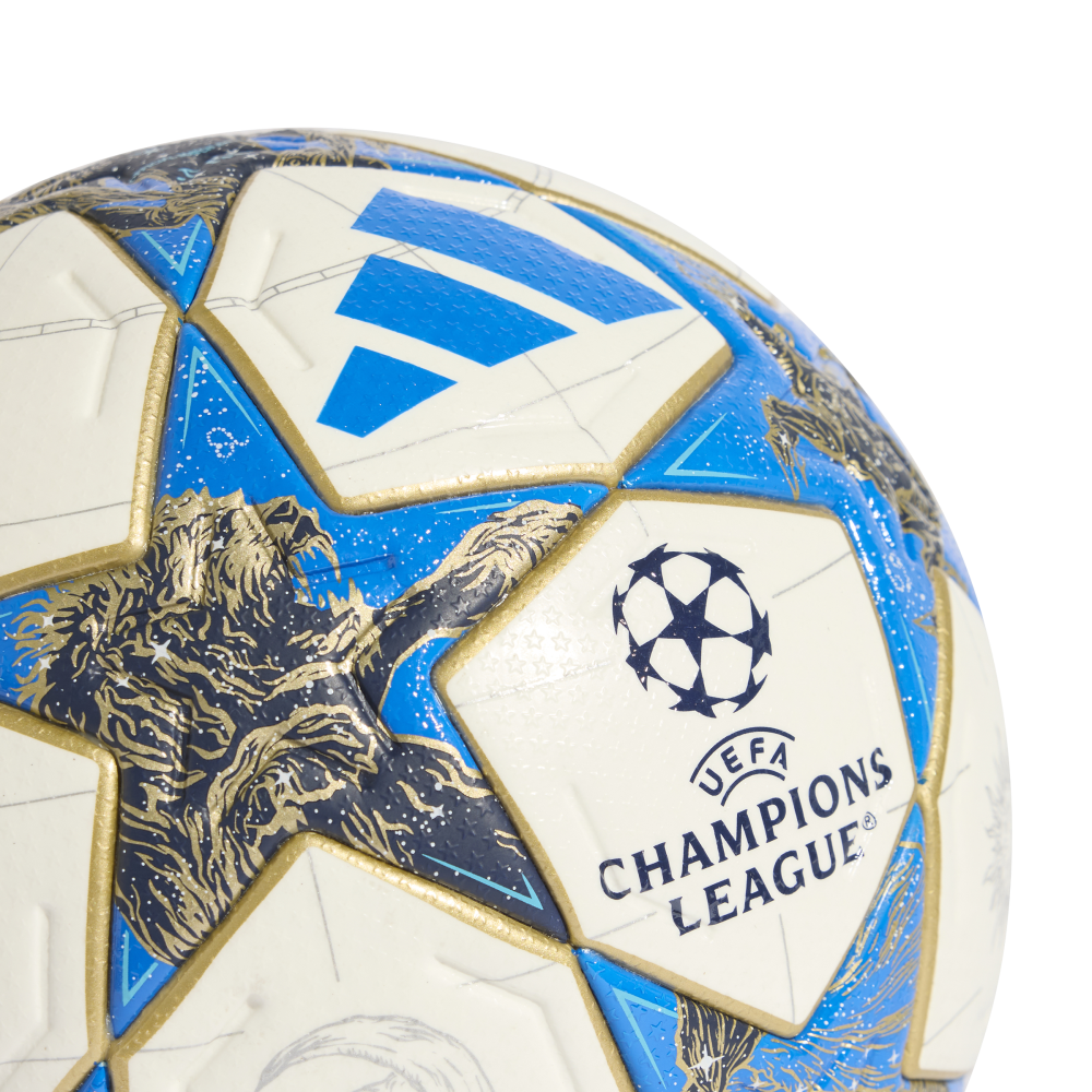 ADIDAS Ucl Pro 25/26 League Stage Ball (white/dark blue/PANTONE/gold met.) - Detail View 1