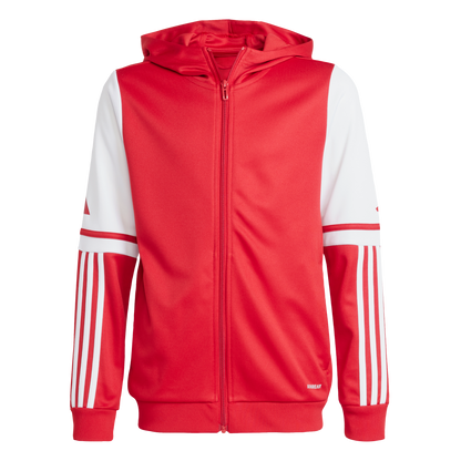 ADIDAS Squadra 25 Kids Kapuzenjacke (team power red 2/white) - Front View