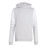 ADIDAS Squadra 25 Sweat Kids Hoodie (team light grey/white) - Front View