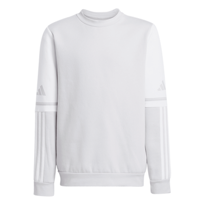 ADIDAS Squadra 25 Kids Sweatshirt (team light grey/white) - Front Center View
