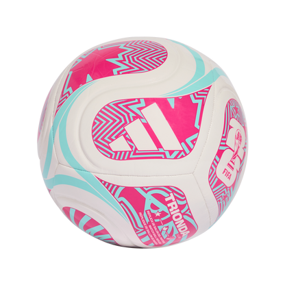 ADIDAS Fifa Fussball-Weltmeisterschaft™ Trionda Club Ball (white/flash aqua/shock pink) - Back Center View