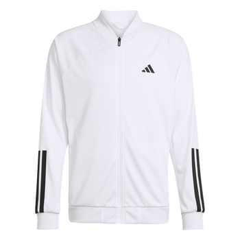 ADIDAS Club Tennis 3-Streifen Knitted Jacke Herren (white) - Front Center View