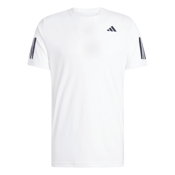 ADIDAS Club Tennis Climacool 3-Streifen T-Shirt Herren (white) - Front Center View