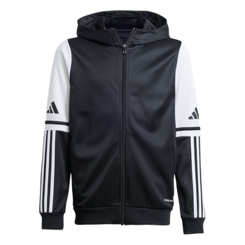 ADIDAS Squadra 25 Kids Kapuzenjacke (black/white) - Front View